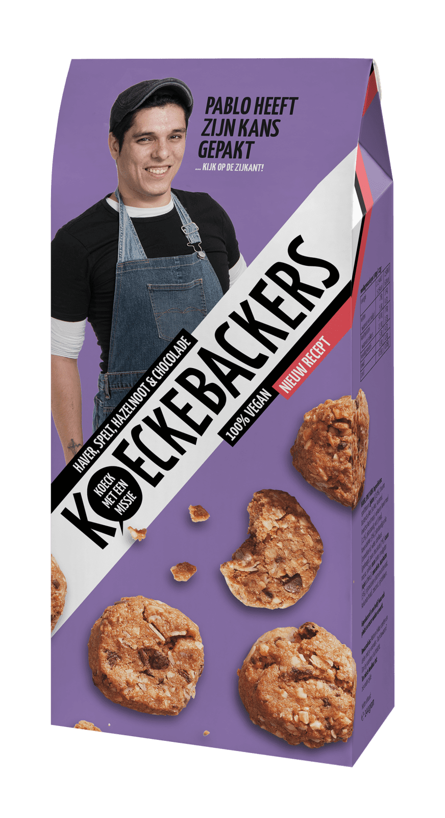 Koeckebackers 燕麥斯佩爾特榛子巧克力餅乾 150gr