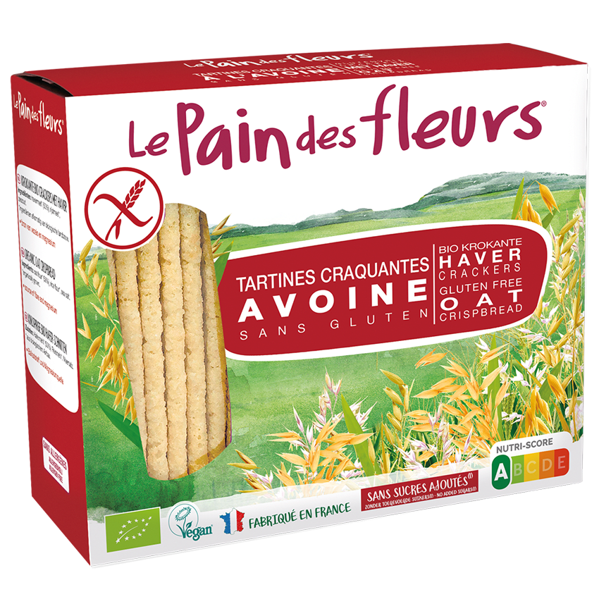 Le Pain des Fleurs 有機燕麥脆餅 150 克,無麩質