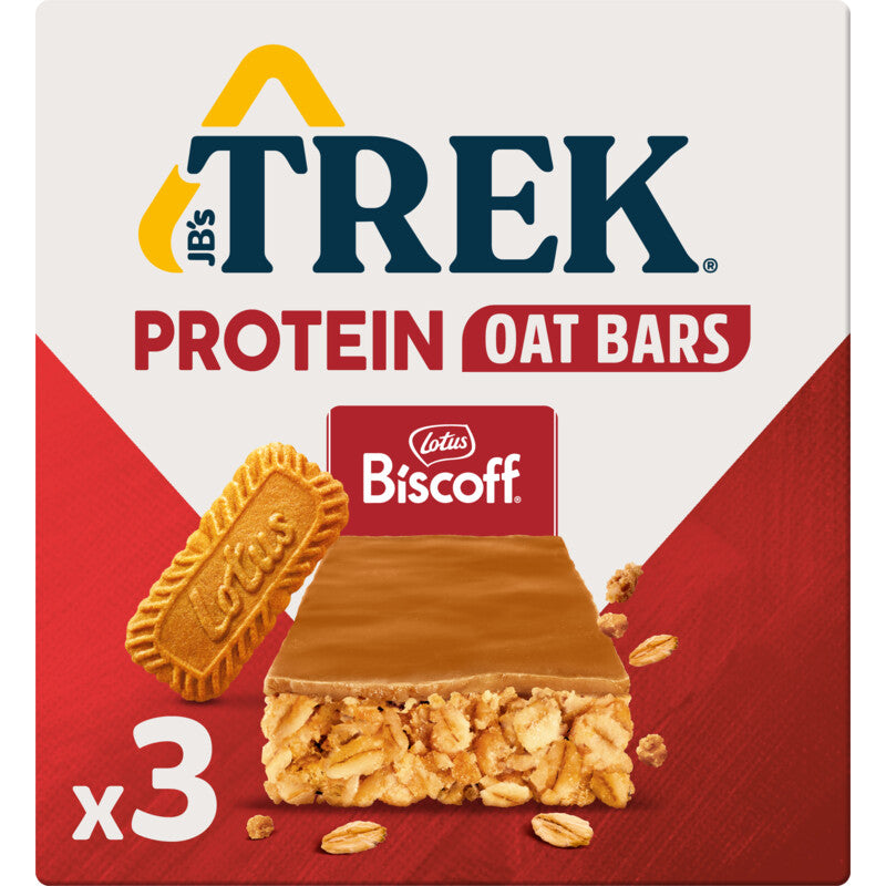 Trek Protein Flapjack Lotus Biscoff 3x (glutenfree) 150gr