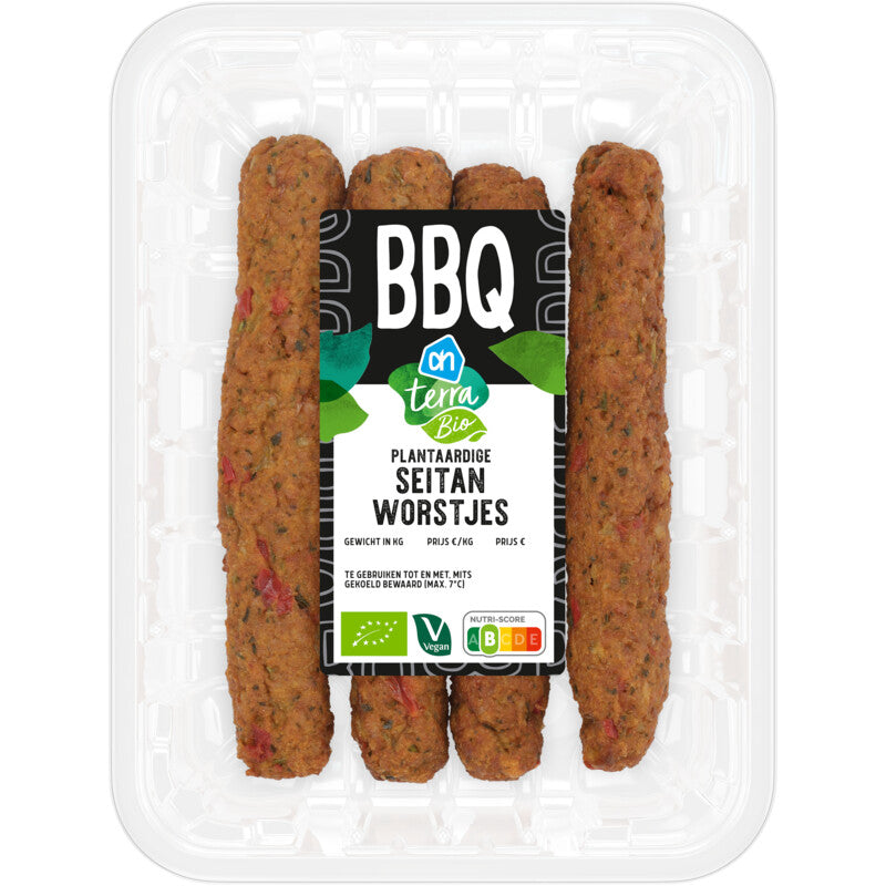 AH Terra Bio Seitan BBQ Sausages 160gr