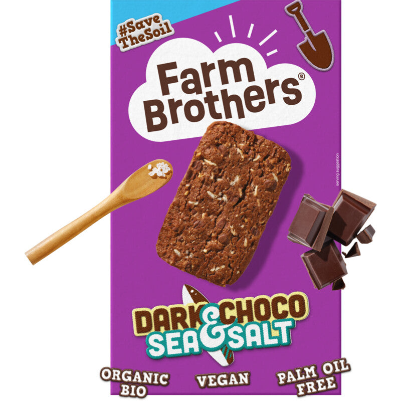 Farm Brothers 有機山核桃椰子巧克力餅乾 150gr