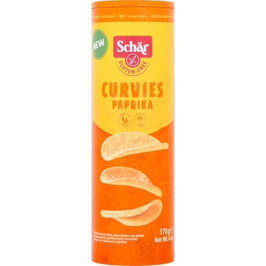 Schar Chips Curvies 辣椒粉 170 克,無麩質