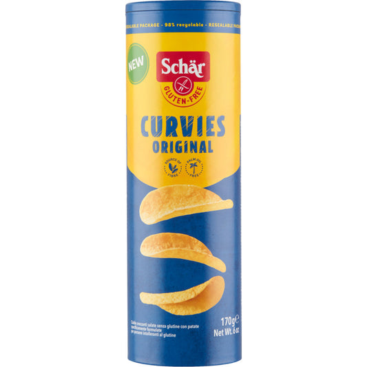 Schar Chips Curvies 原味 170 克,無麩質