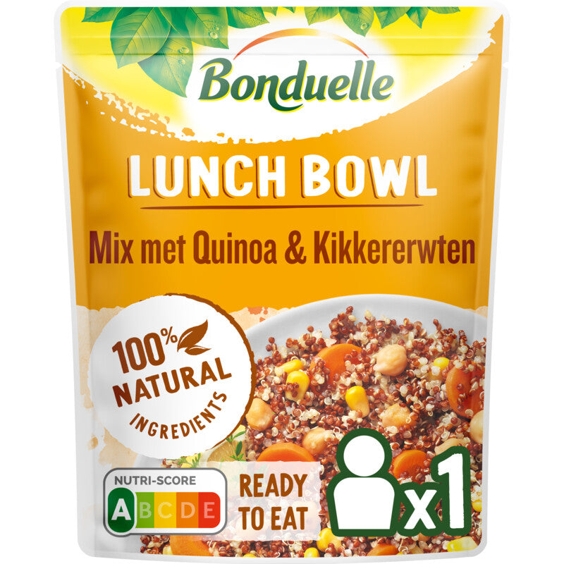 Bonduelle Ready to Eat Bowl Quinoa and Chickpeas 250gr