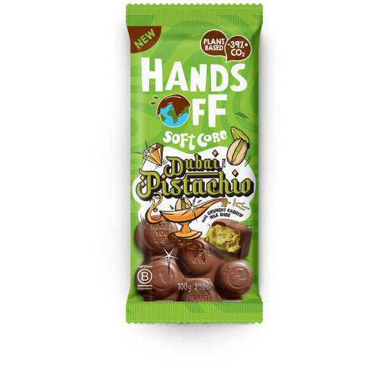 Hands Off 脆皮榛果巧克力片 100 克