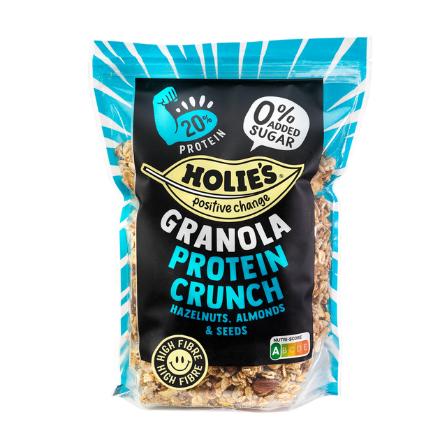 Holie's Granola Protein Crunch Hazelnut Almonds Seeds (no added sugar) 350gr
