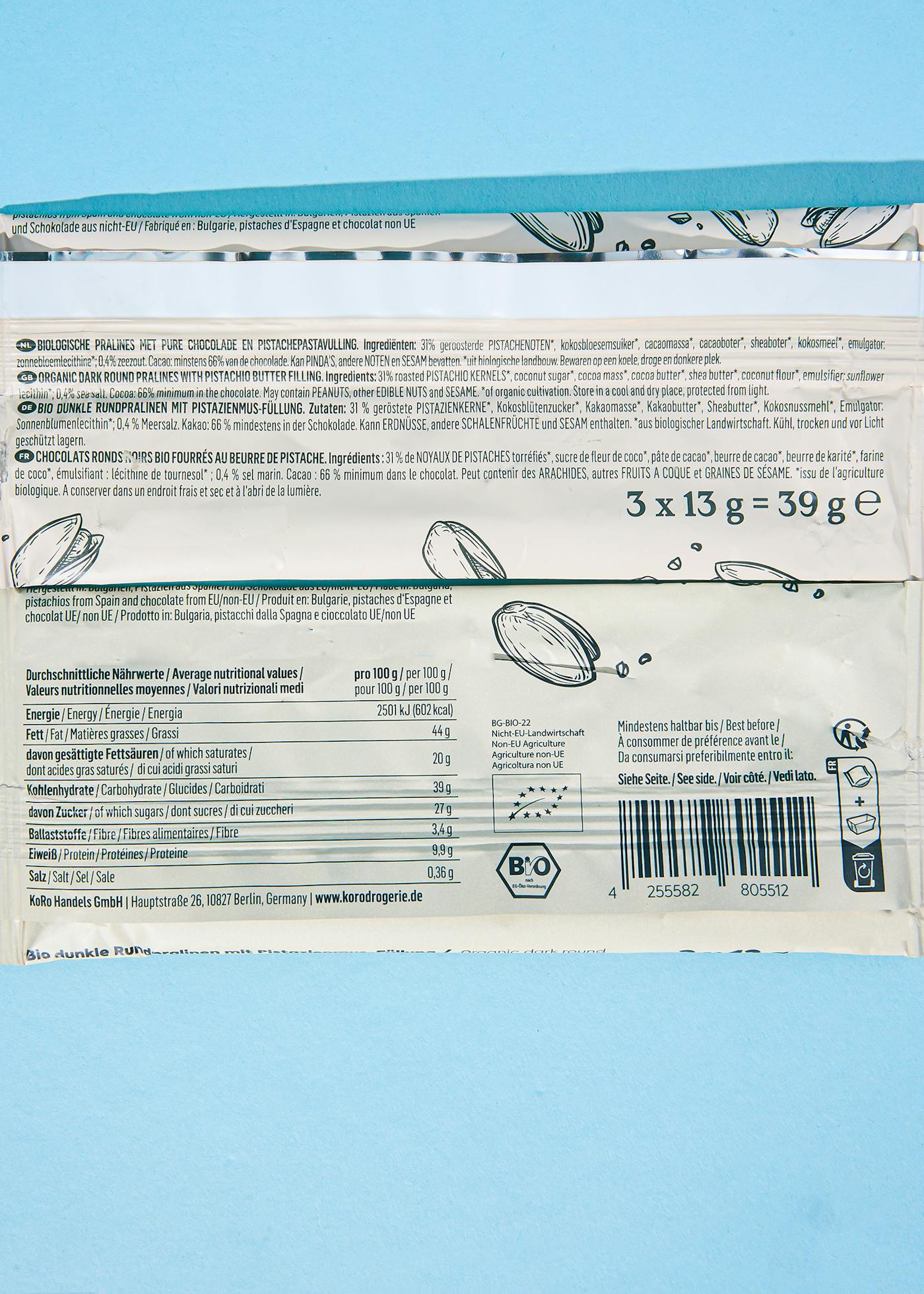 Lindt 榛果巧克力片 100 克