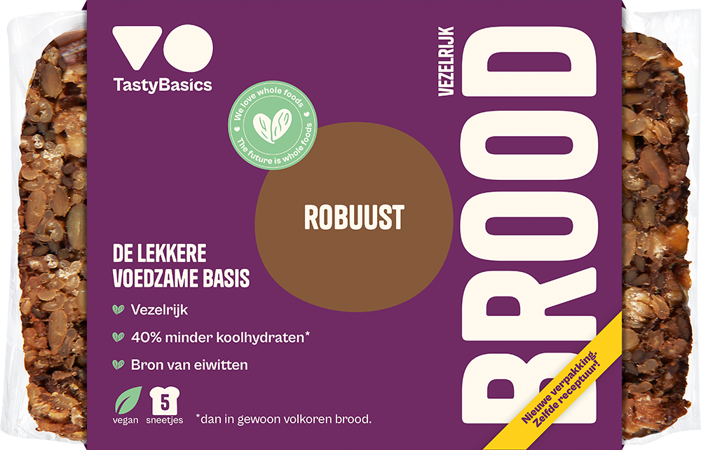 TastyBasics 鄉村麵包,額外纖維,低碳水化合物,250 克