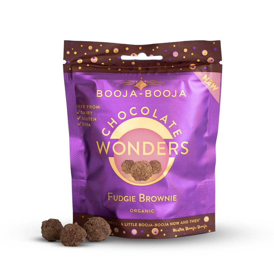 Booja-Booja Organic Chocolate Wonders Fudge Brownie 65gr