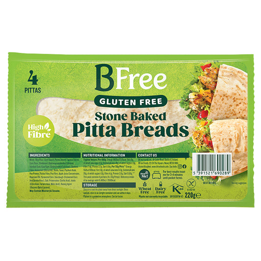 BFree 石烤皮塔餅麵包 4x 220gr 無麩質