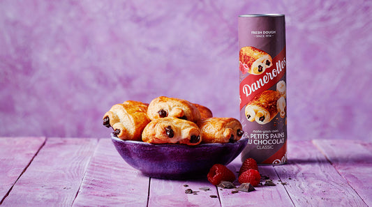 Danerolles 巧克力羊角麵包(Pain du Chocolate)新鮮麵團 290 克