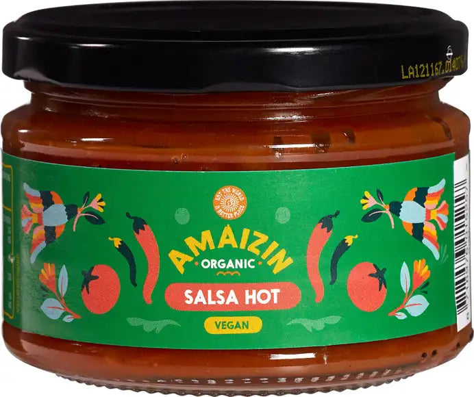 Amaizin Organic Salsa dip Hot glutenfree 260gr