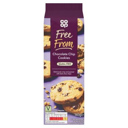 Co Op Glutenfree Choco Chip Cookies 145gr