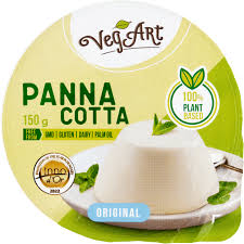 VegArt Panna Cotta 原味甜點 150 克,無麩質