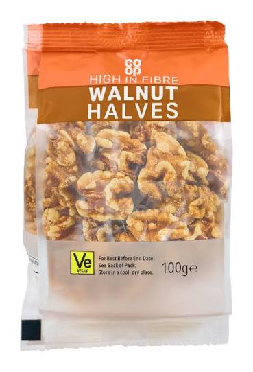 Co Op Walnut Halves 100gr glutenfree