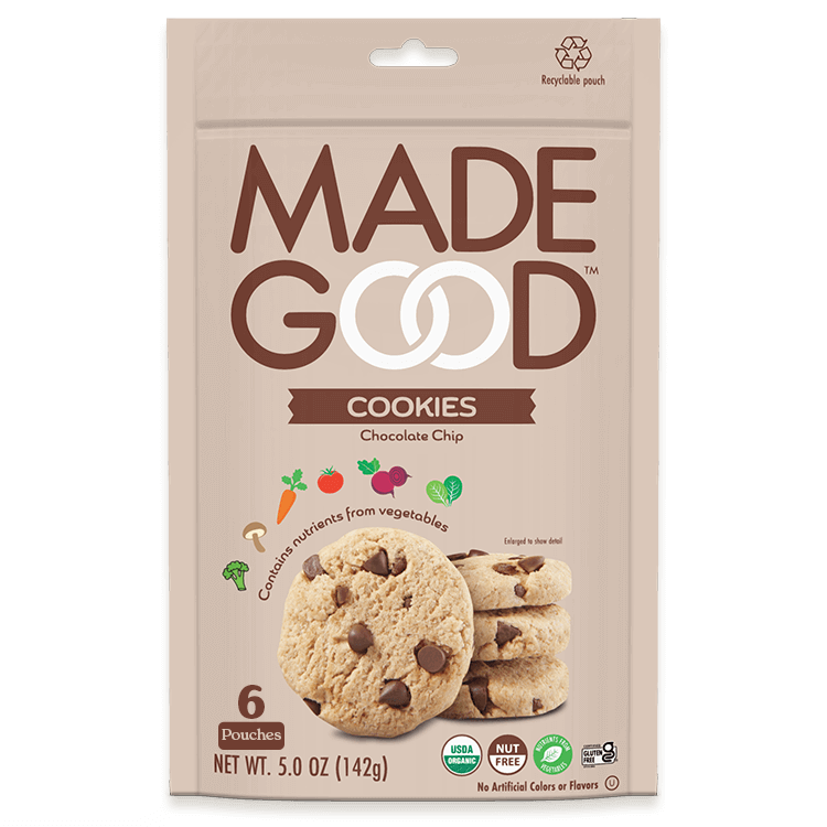 MadeGood Organic Chocolate Chip Cookies 150gr