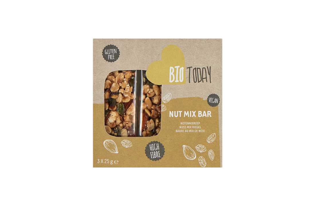 BioToday 有機堅果棒 3 件裝(無麩質)