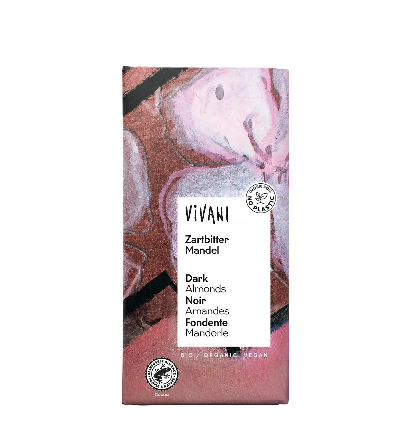 Vivani 有機巧克力片杏仁 100gr 無麩質