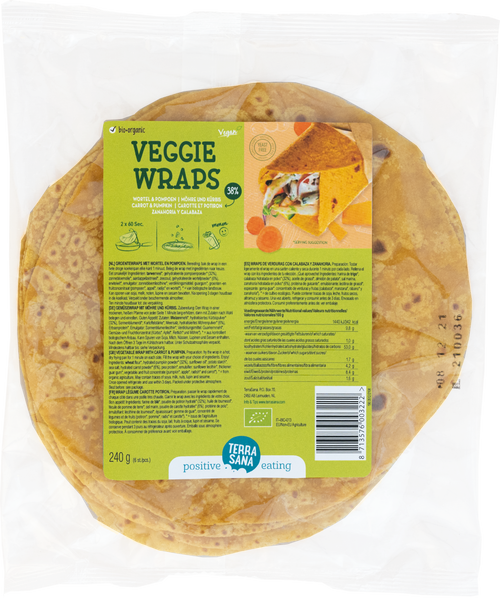 Terrasana 有機蔬菜捲胡蘿蔔南瓜 240 克