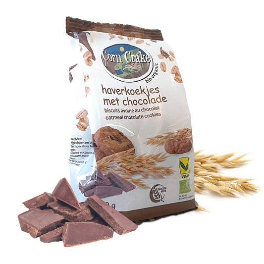 Corn Crake Organic Oatmeal Chocolate cookies 150gr glutenfree