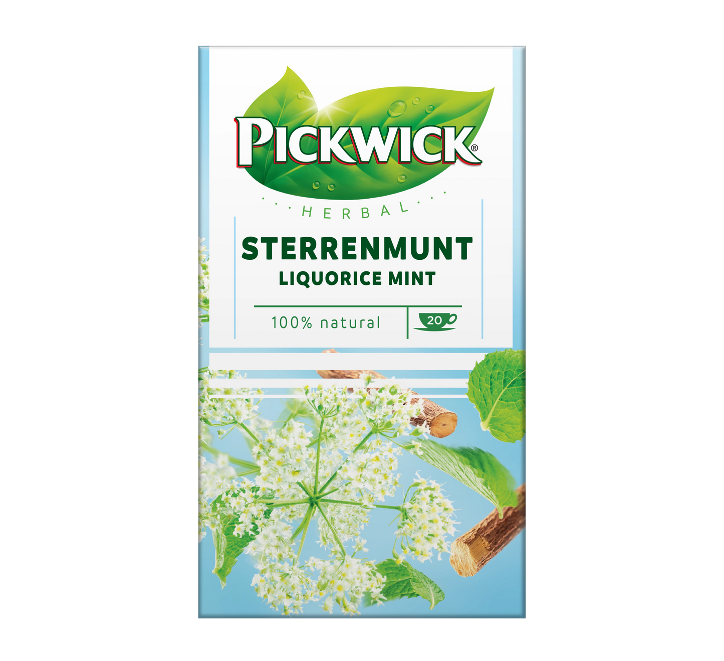 Pickwick Herbal Liquorice Mint caffeine free 20x