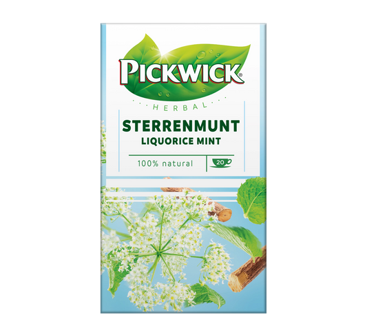 Pickwick Herbal Liquorice Mint caffeine free 20x