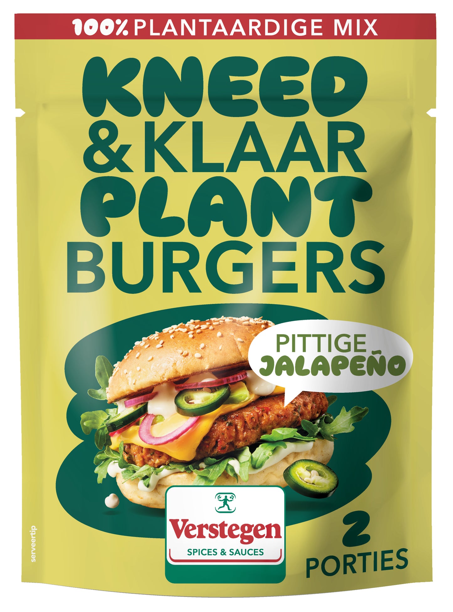 Verstegen Burgers Spicy Jalapeno Easy mix for 2 burgers 60gr