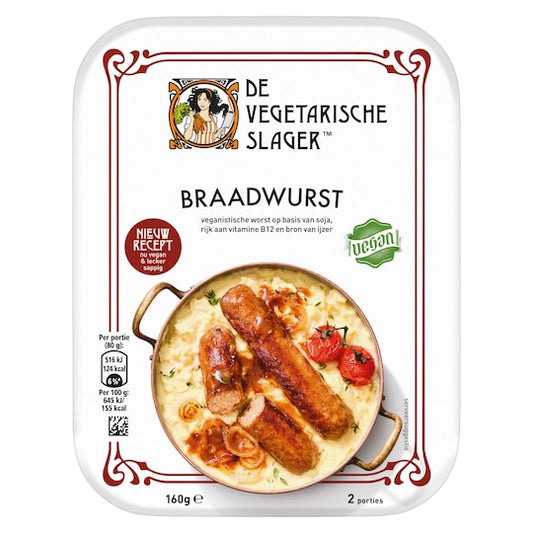 Vegetarian Butcher Bratwurst Sausage 160gr
