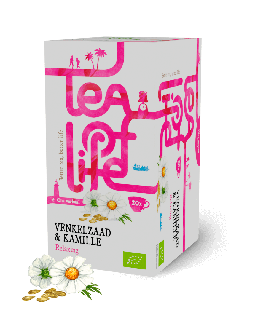 Tea of Life Organic Fennel seed & Camomile Relaxing 20x