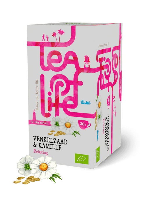 Tea of Life Organic Fennel seed & Camomile Relaxing 20x