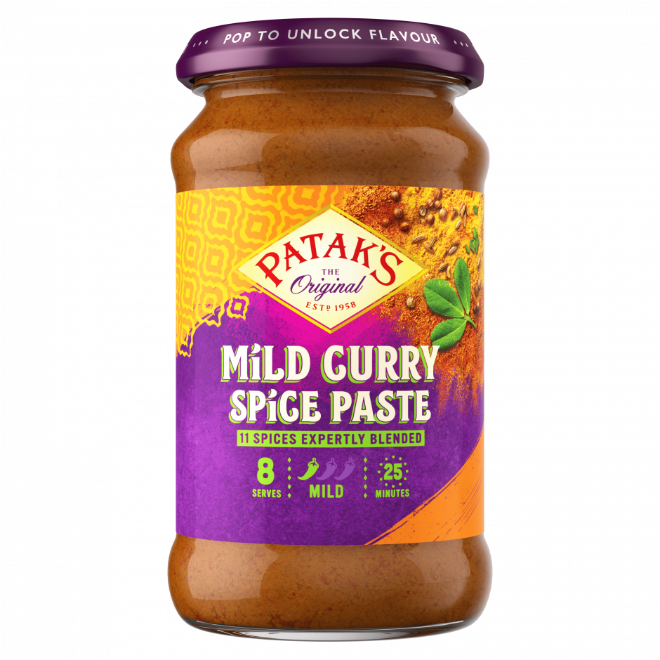 Patak's Curry Mild Curry paste 280gr (8 servings)