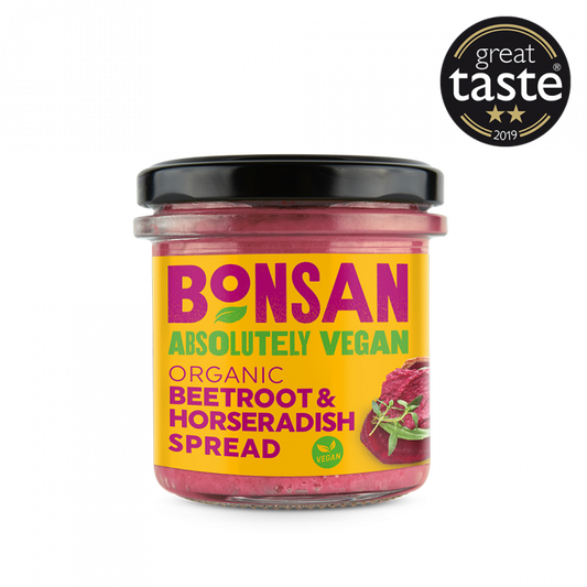 Bonsan Organic Beetroot Horseradish patespread 130gr glutenfree