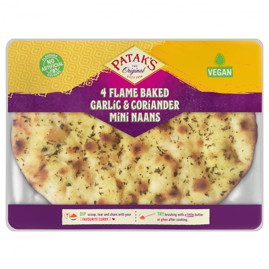 Patak's Naan Mini Garlic & Coriander 188gr