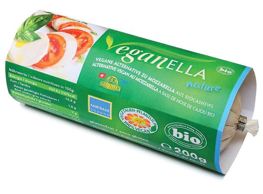 Soyananda Organic Mozzarella Veganella round ball (cashew) 200gr