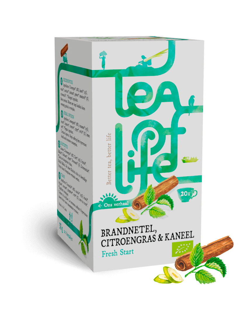 Tea of Life Organic Nettle, Lemongrass & Cinnamon Fresh Start 20x