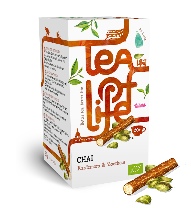 Tea of Life Organic Chai Cardamon & Licorice 20x