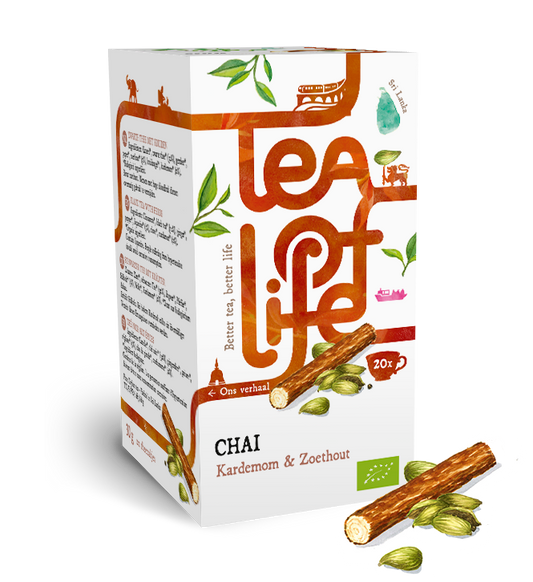 Tea of Life Organic Chai Cardamon & Licorice 20x