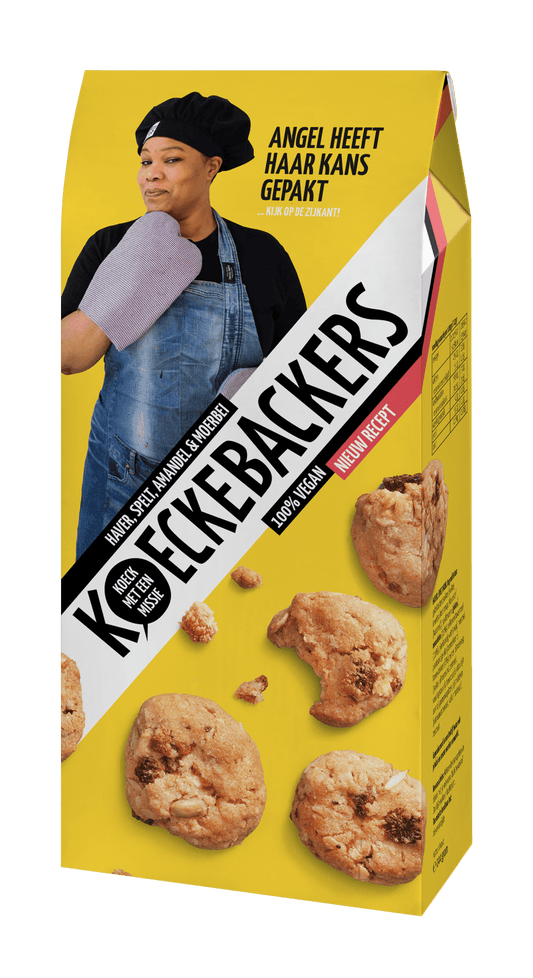 Koeckebackers Oat Spelt Almond Mulberry Choco Cookies 150gr