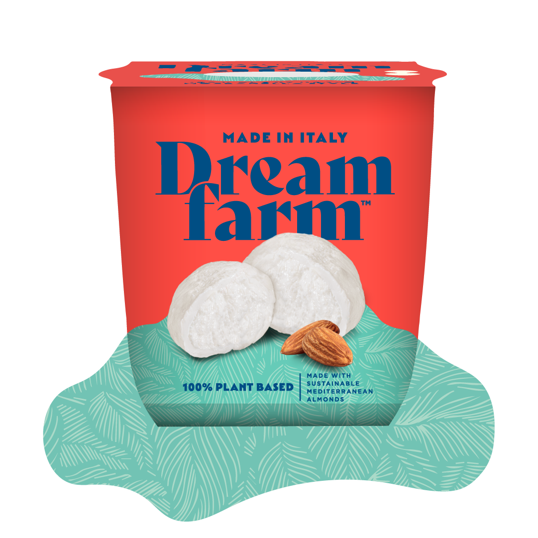 Dream Farm Mozzarella round ball from Almond and Cashew 340gr glutenfree