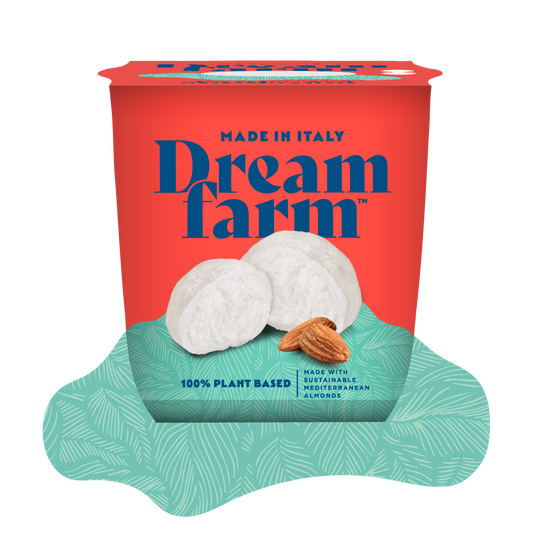 Dream Farm Mozzarella round ball from Almond and Cashew 340gr glutenfree