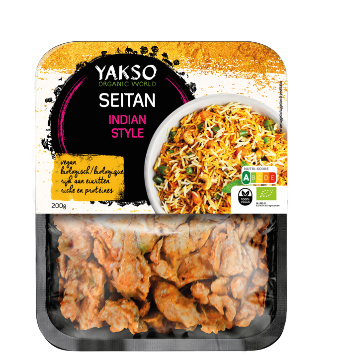 Yakso Organic Seitan Indian style 200gr