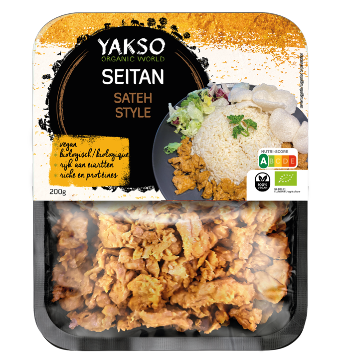 Yakso Organic Seitan Sateh style 200gr