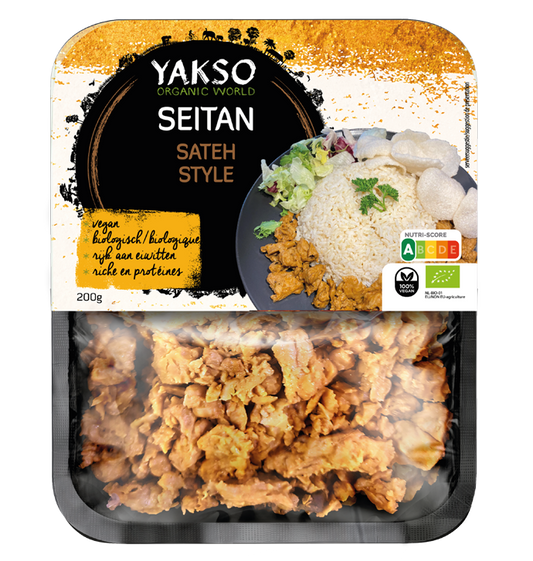 Yakso Organic Seitan Sateh style 200gr