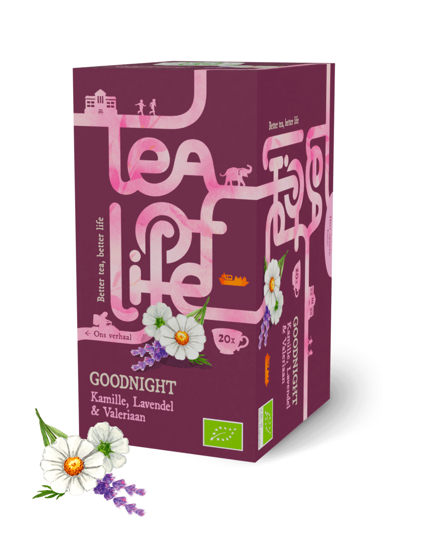 Tea of Life Organic Camomile, lavender & valerian 20x