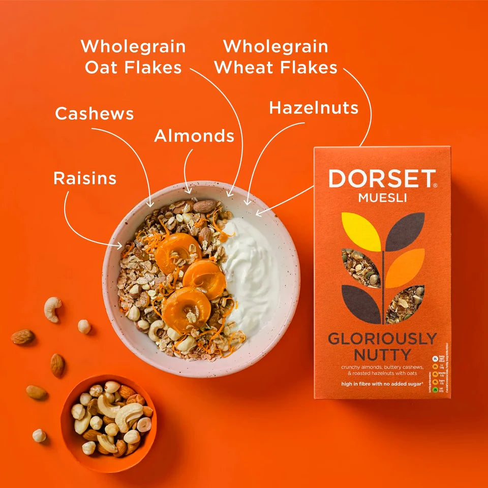 Dorset Muesli Gloriously Nutty (no added sugar) 500gr