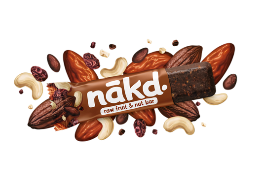 Nakd Organic Raw Fruit and Nut bar Cocoa delight 3x (glutenfree) 140gr