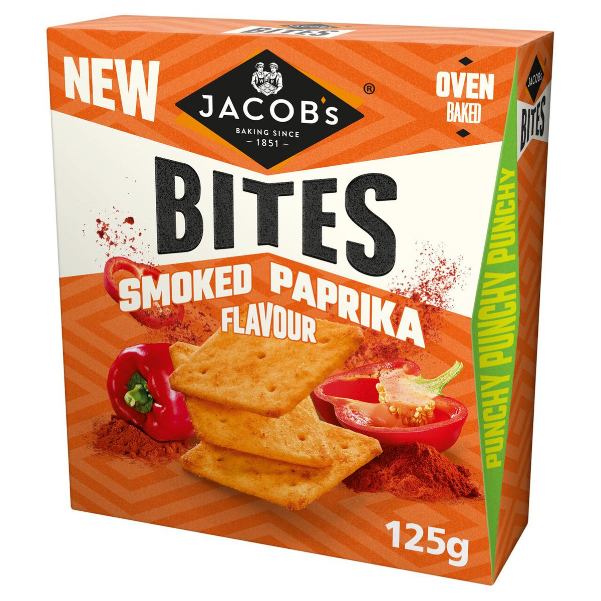 Jacobs Smoked Paprika Cracker Bited 125gr
