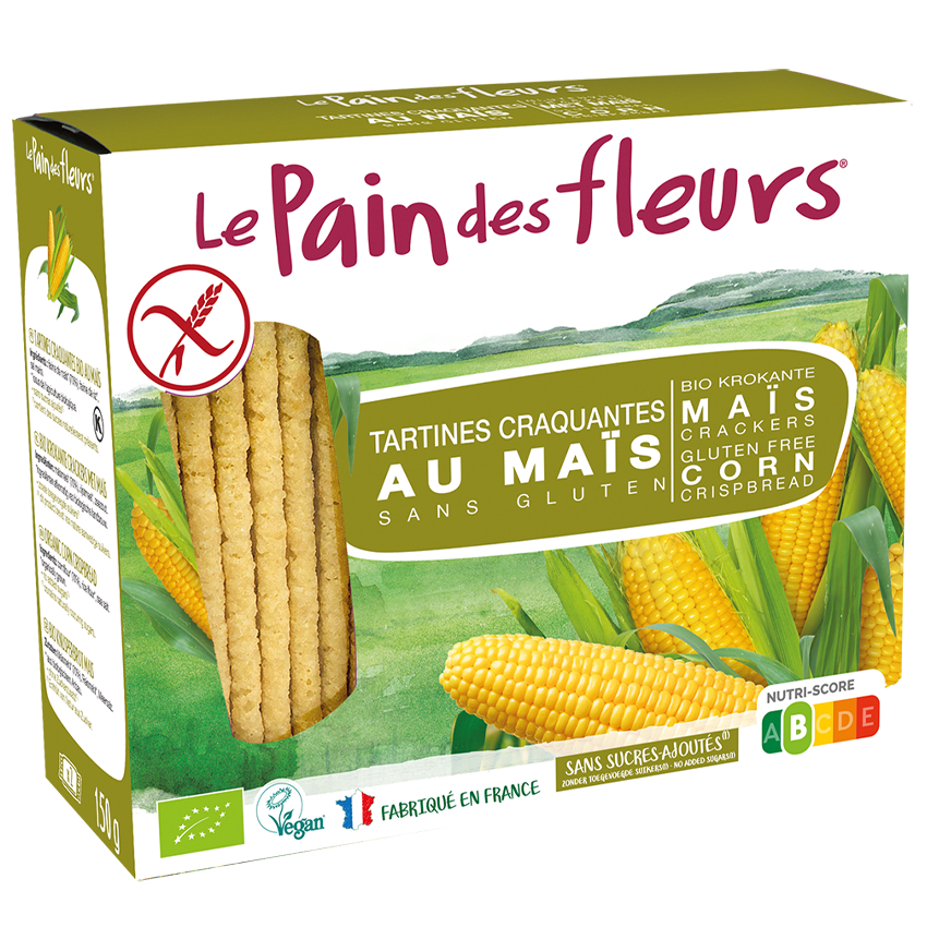 Le Pain des Fleurs 有機玉米脆餅 150 克，無麩質