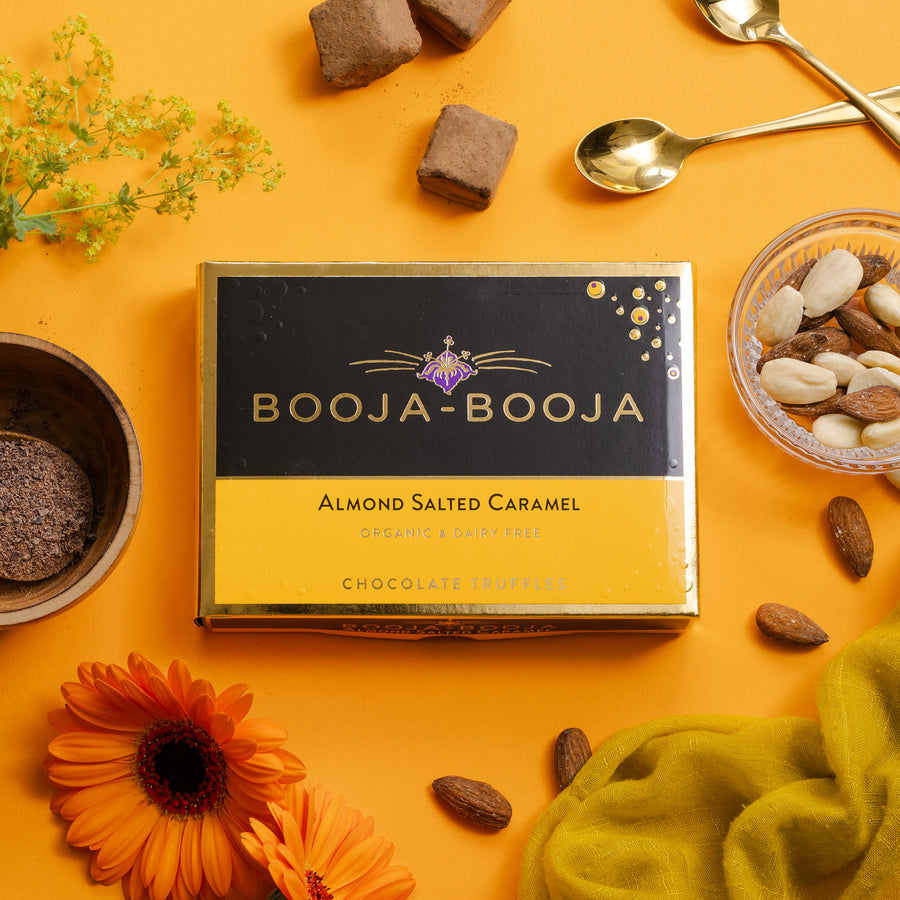 Booja-Booja Chocolate Truffle Almond Salted Caramel 92gr
