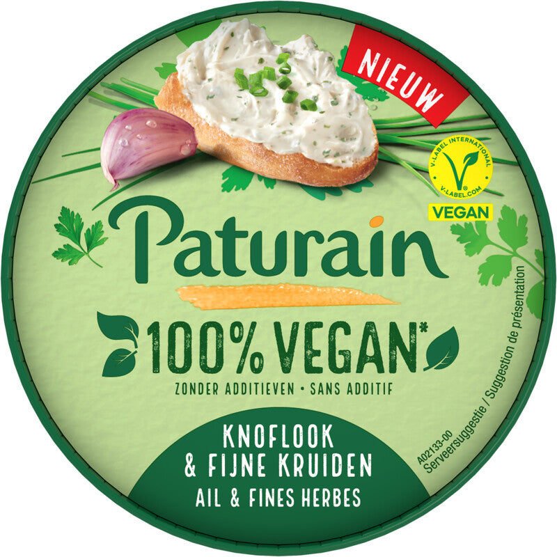 Paturain Cream Cheese Garlic & Herbs 140gr